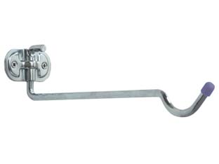 10pz gancio porta biciclette da parete ripiegabile in acc. zincato art.4110 - mm.92x320x225, ? mm.9 cod:ferx.fer400398