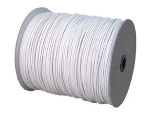 350mt cavetto acciaio ottonato rivestito in pvc bianco - ? mm.6 in rotoli da mt.350 cod:ferx.fer150217