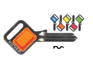 50pz chiavi per cilindri universal 5 spine grandi ul050fz - ul050fz dx taggy 5 colori assortiti cod:ferx.fer410533