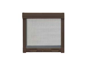 zanzariera a rullo verticale con frizione colore marrone - cm.140x160h. cod:ferx.fer413985