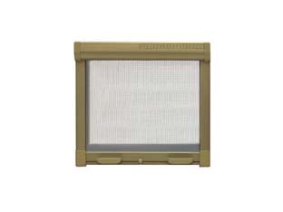 zanzariera a rullo verticale con frizione colore bronzo - cm.160x160h. cod:ferx.fer414067