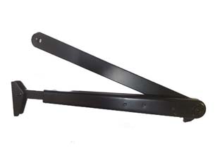 braccio con fermo nero per dc300 dcl193 - nero ral9005 (dcl1939005) cod:ferx.fer414210