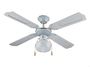 ventilatore tipo legno bianco da soffitto 1 luce - ? 107 cm cod:ferx.fer424370