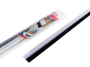 25pz parafreddo adesivo rigido per porte con spazzolino - cm.100 colore trasparente cod:ferx.fer427609