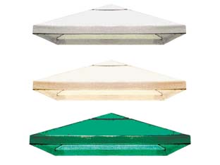 copertura per gazebo - mt.3x3xcm.20h. - colore beige cod:ferx.fer446358
