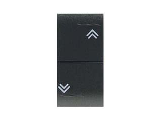 6pz pulsante doppio saliscendi "onda" - 1p(no)+1p(no) - 10a 250v (7737.1) cod:ferx.fer433709