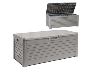 baule multiuso florida per int/est 2sedute grigio tortora art.155 - cm.148x72x60h. cod:ferx.fer434034