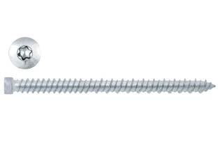 100pz viti per calcestruzzo testa cilindrica torx zincata bianca - ? mm.7,5x122 cod:ferx.fer267960