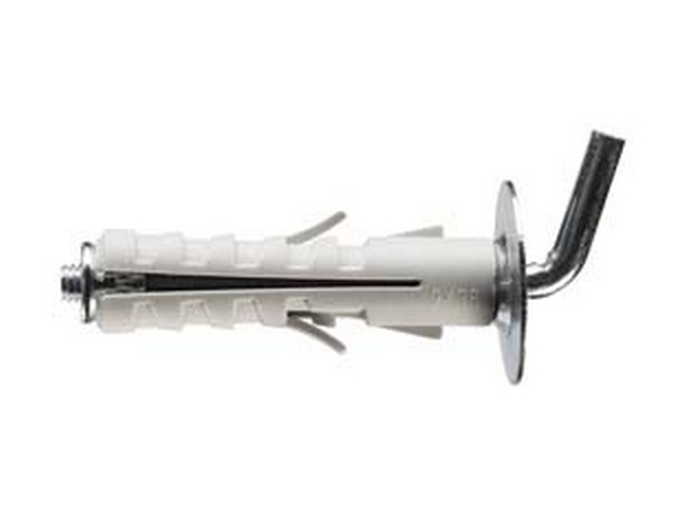 Image of 200pz tassello in nylon con gancio corto pa 6 enp/gc - ? mm.9x40 cod:ferx.fer443456
