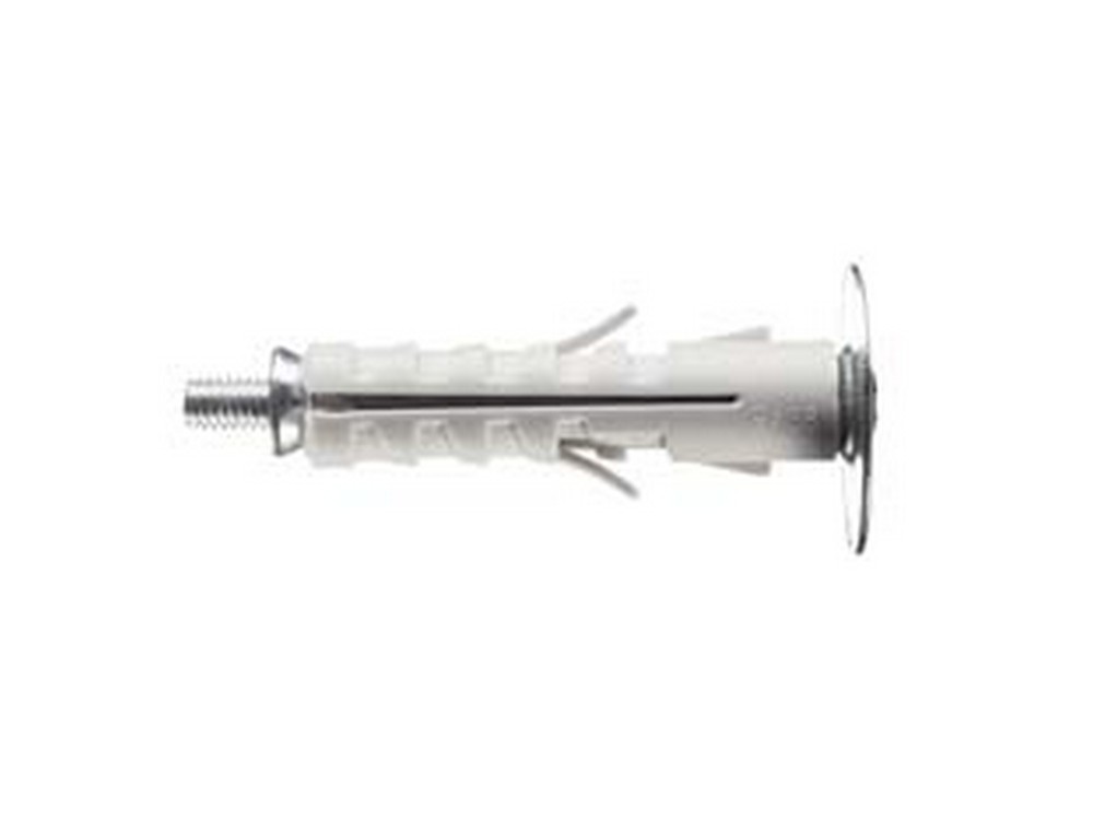Image of 100pz tassello in nylon con vite tgs pa 6 enp/v - ? mm.12x45 cod:ferx.fer443562