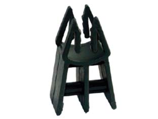 1000pz distanziatore a torre due forche per cassero - mm.25h. - tondino min. ? mm.6 e max ? mm.14 cod:ferx.fer446778