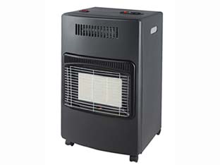stufa infrarossi a gas gpl ventilata 4200w nera - cm.42x36x72h. - peso kg.10 cod:ferx.fer448130