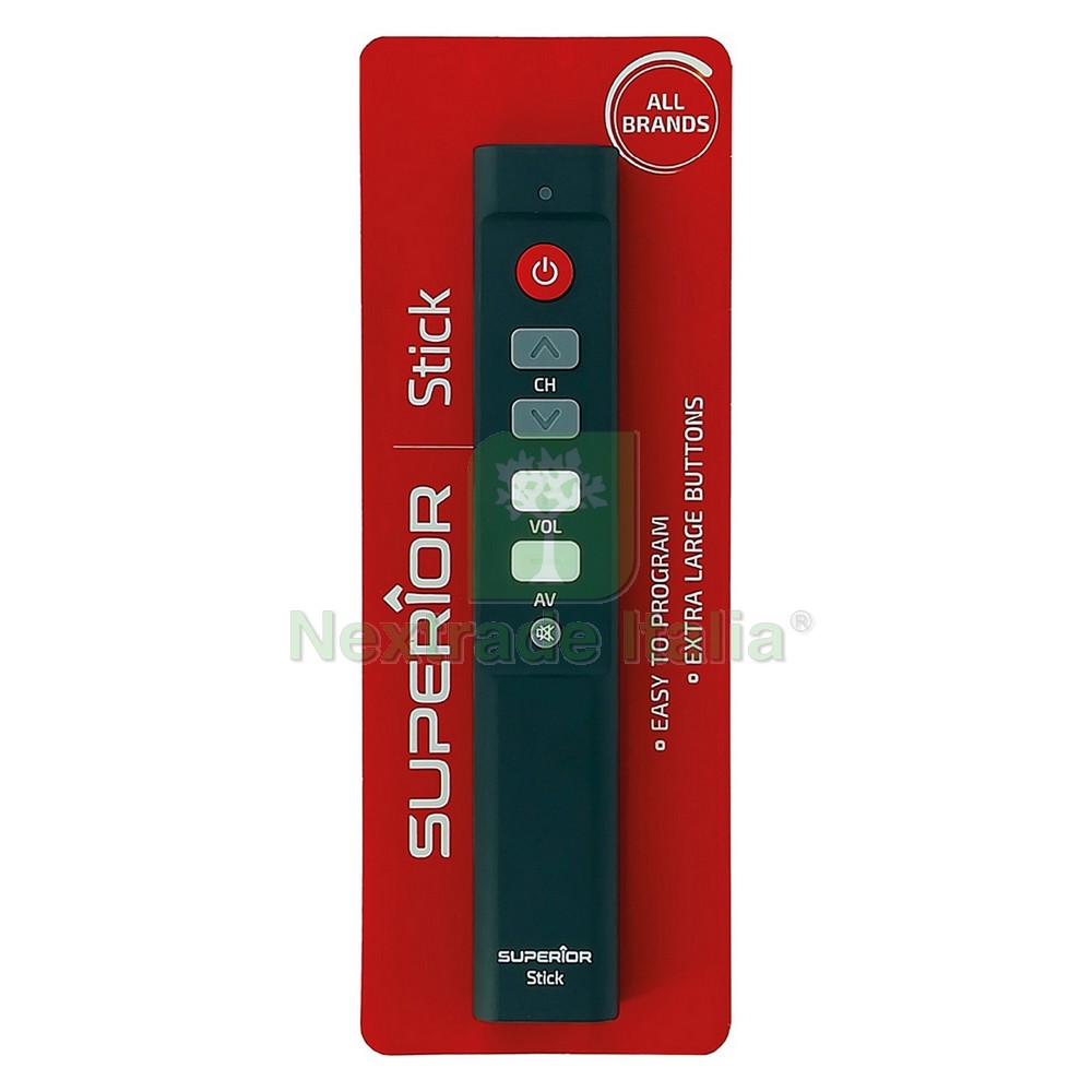 1PZ TELECOMANDO COMPATIBILE PER TV 'STICK' UNIVERSALE AUTOAPPRENDENTE: