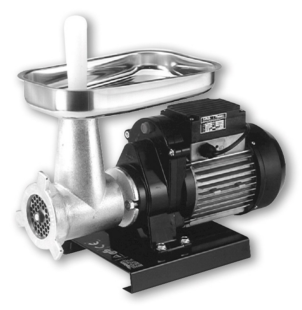 Image of tritacarne elettrico modello corto n¦ 22 - 600 w - hp 0,80 cod:ferx.vit25273