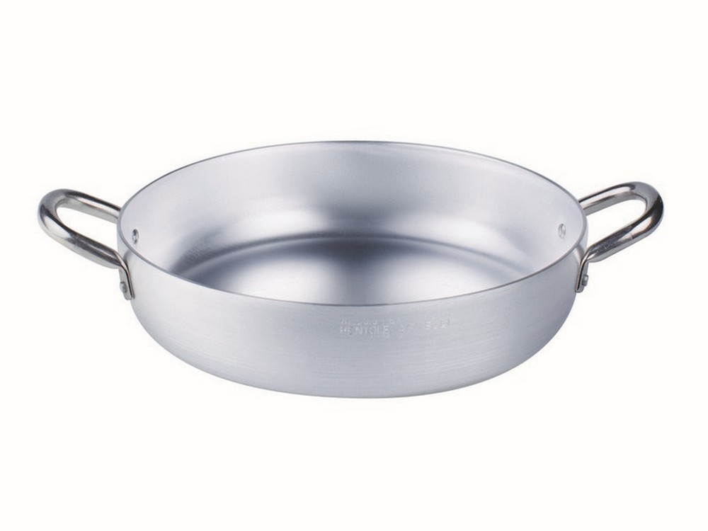 tegame 2 manici ï cm. 38x8 h cod:ferx.vit42439