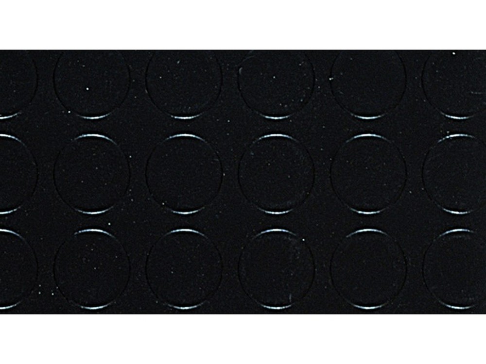 50mq copripavimento in pvc bollato nero rt. mtl 25x mt.2 h spess. mm.1 cod:ferx.vit53414