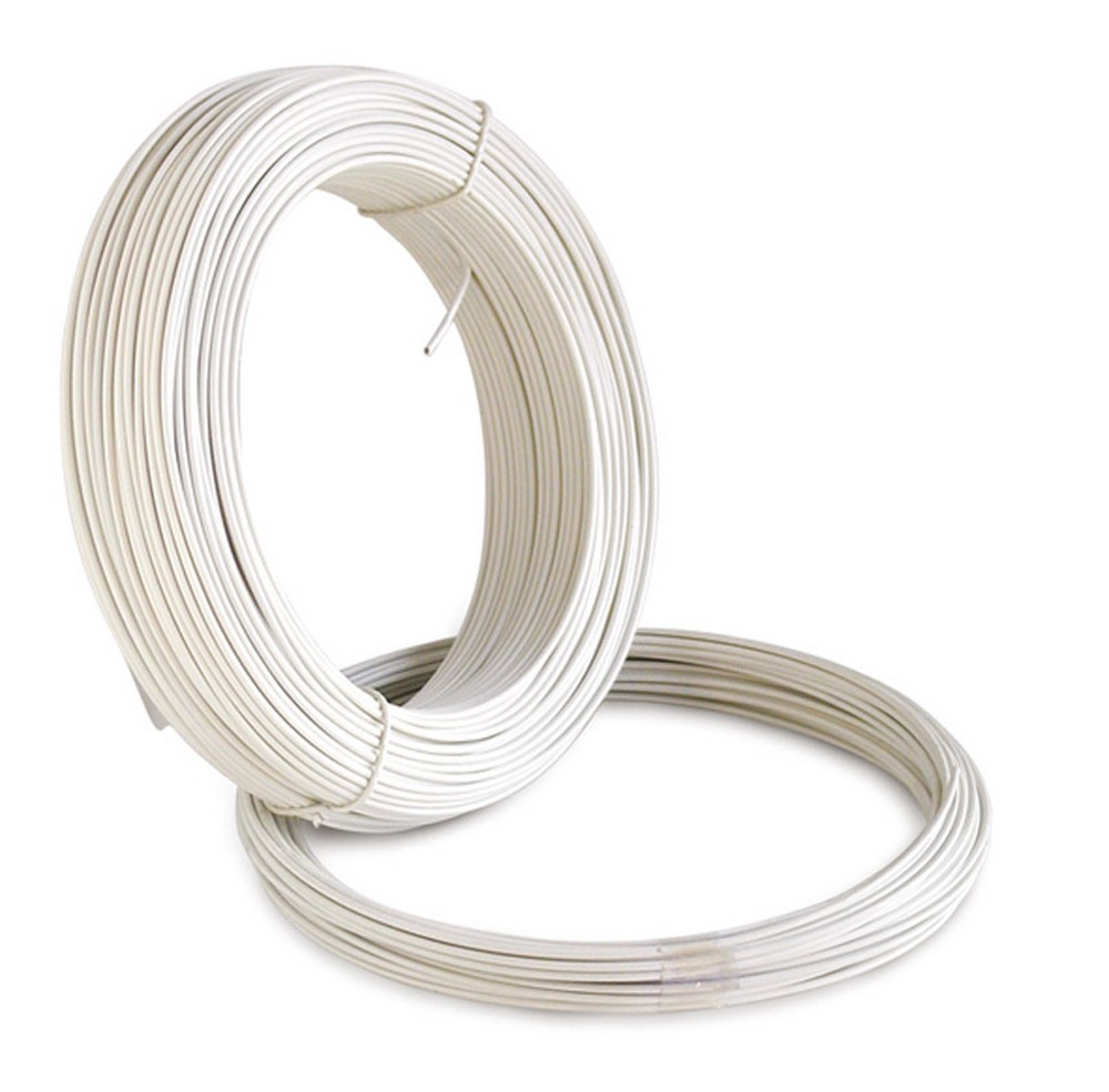 10pz cavetto stendibiancheria zincato plastificato ï mm. 2,7 - mt. 20 cod:ferx.vit25608