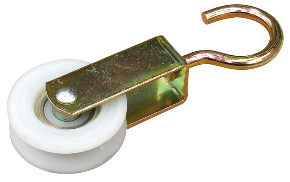 12pz carrucola per stendibiancheria ruote in nylon ï esterno mm. 50 cod:ferx.vit24298