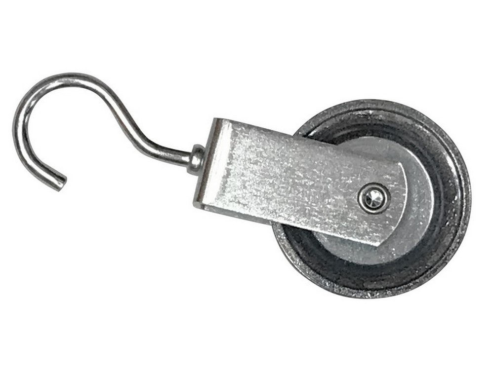 24pz carrucola per stendibiancheria zincate ï esterno mm. 45 cod:ferx.vit3067