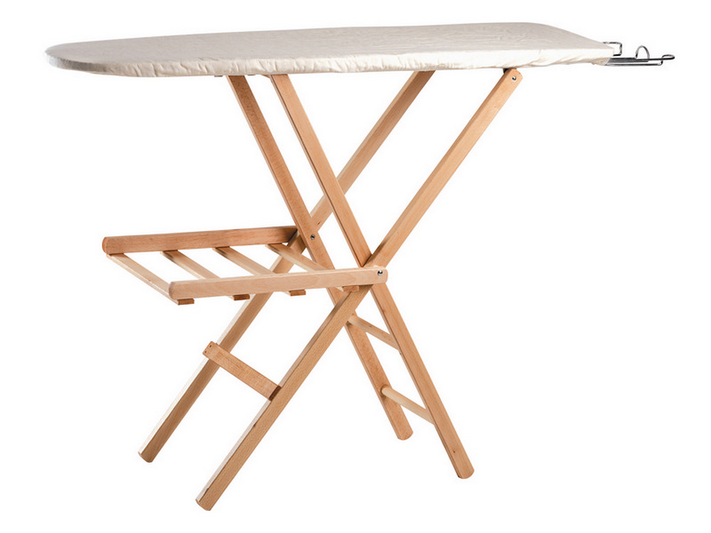 asse da stiro eco in legno chiaro piano cm. 117x35 cod:ferx.vit38282