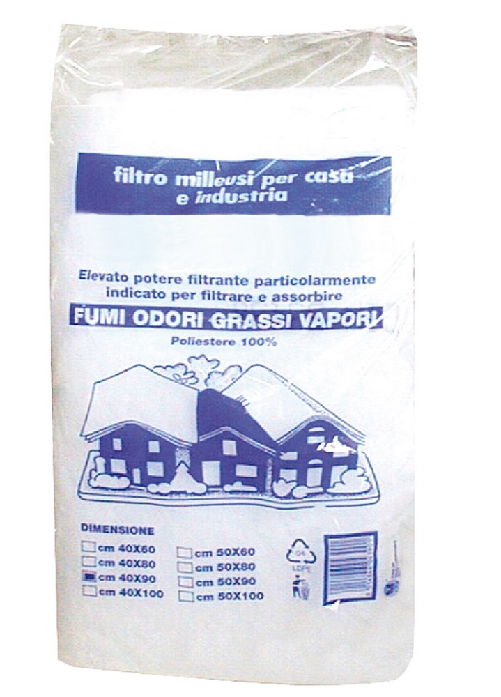 25pz filtro per cappa cm. 40x90 cod:ferx.vit10872