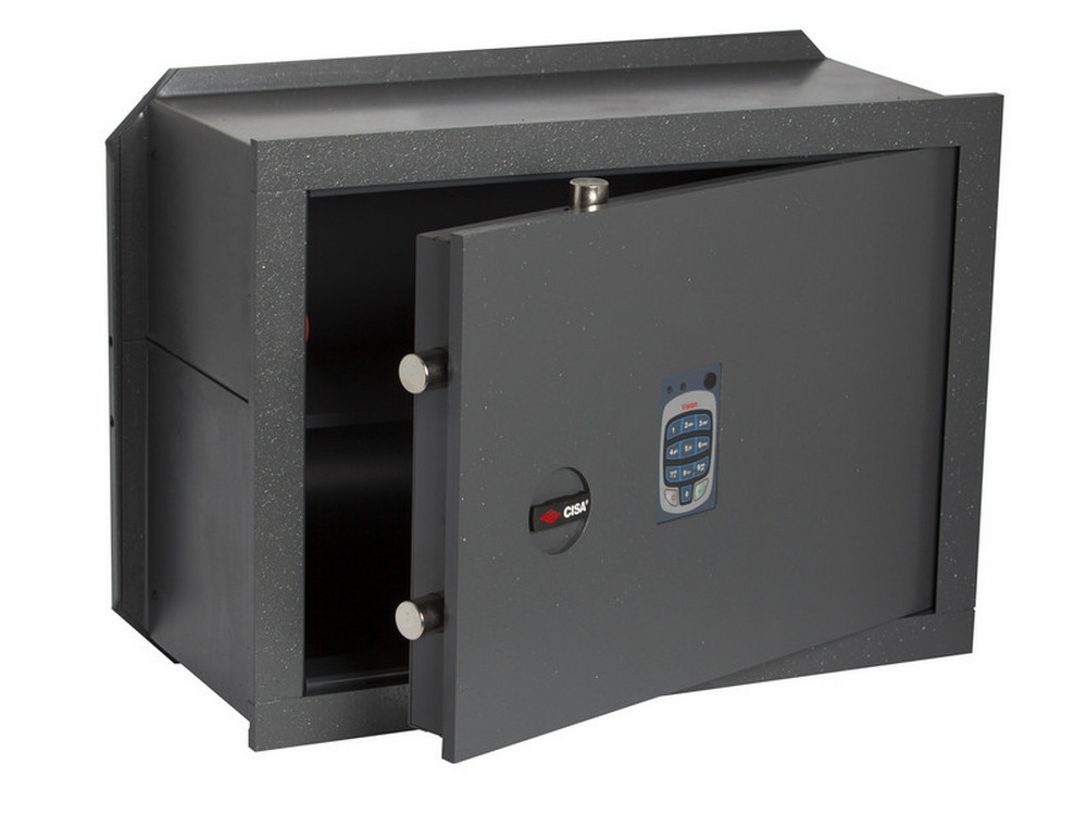 cassaforte da muro elettronica art. 82710 chiusura con combinatore mm. 360x200x240 h cod:ferx.vit10765