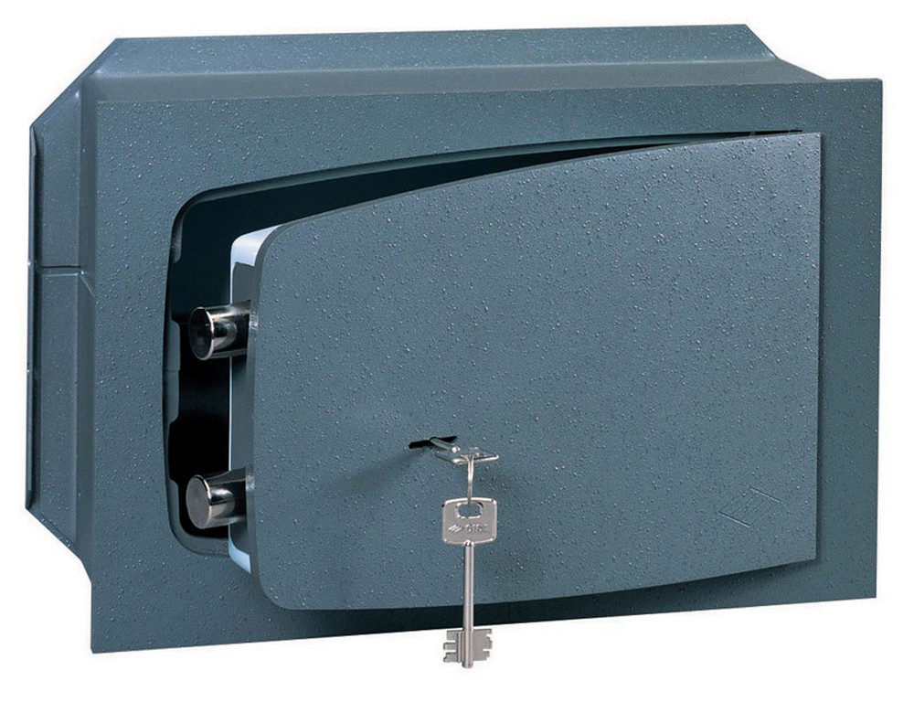 cassaforte da muro stella chiusura con chiave mm. 420x245x300 h cod:ferx.vit25009