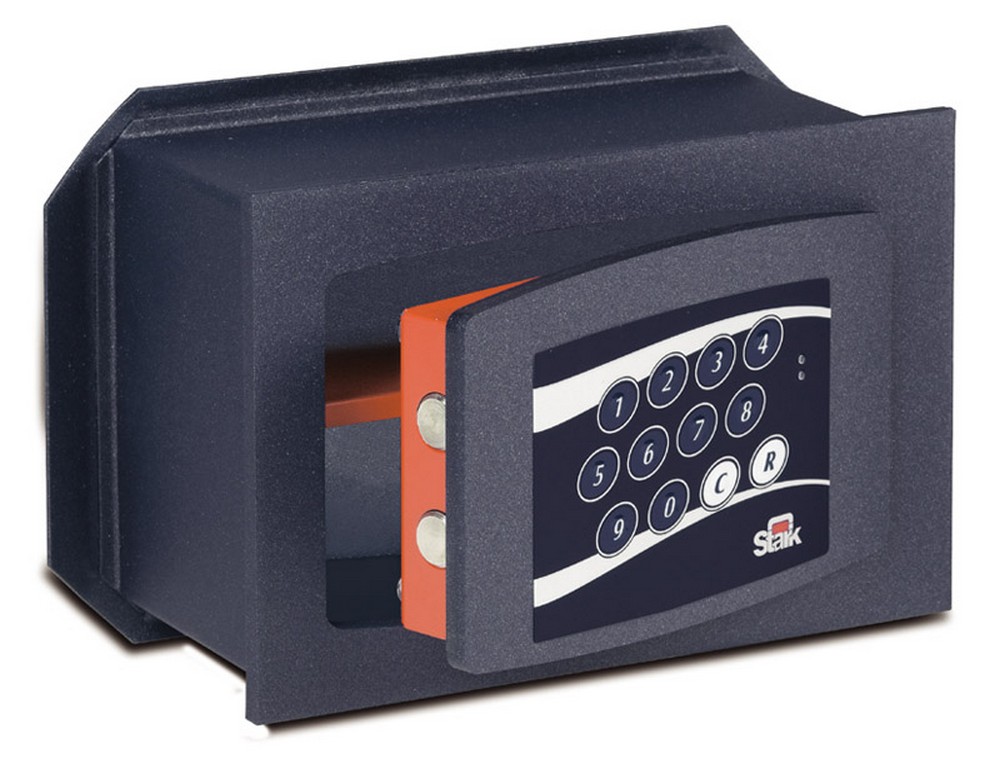 cassaforte da muro elettronica chiusura con combinatore mm. 360x195x230 h cod:ferx.vit17891