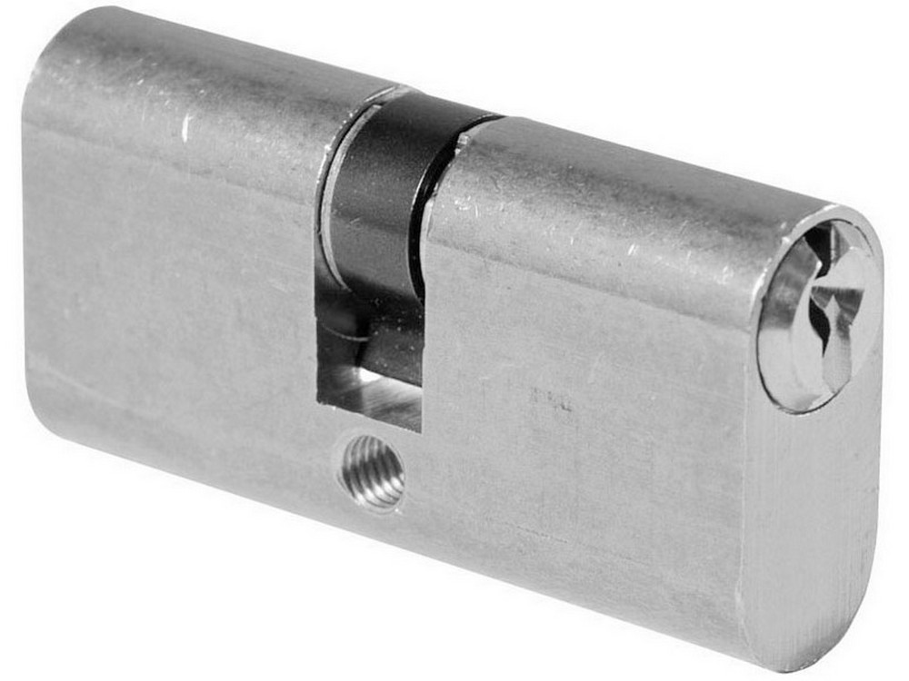 12pz cilindro ovale art. 2302/cs ottone cromato satinato mm. 60 (30-30) cod:ferx.vit53426