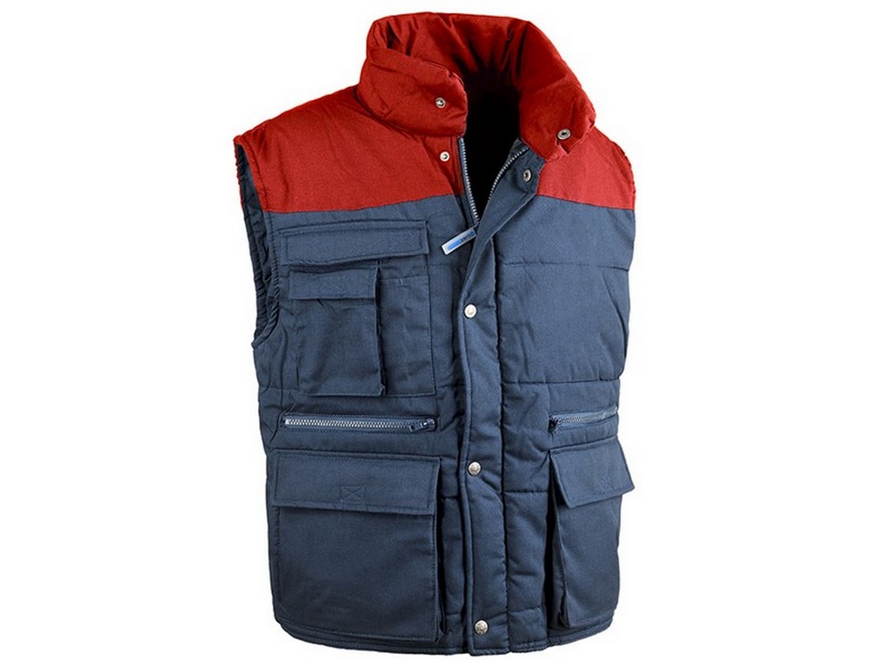 gilet antares top col. blu navy/rosso mis. m cod:ferx.vit47140