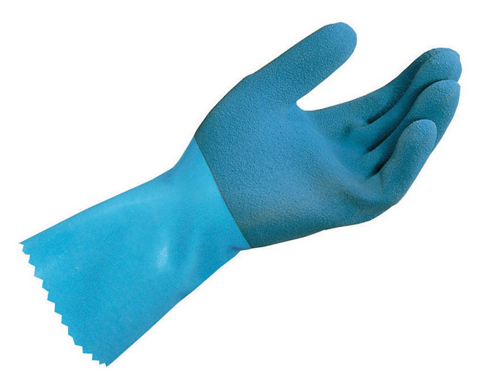 5paia guanti in lattice jersette 301 col. blu tg.10 cod:ferx.vit30905