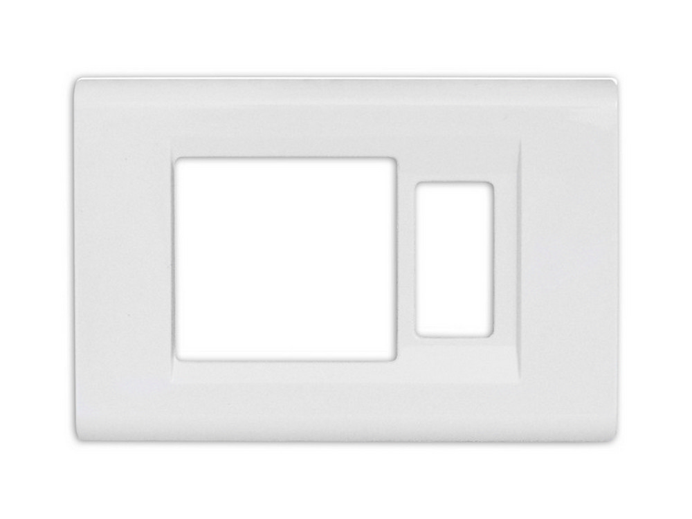 50pz placca click per schuko+1 p col. bianco cod:ferx.vit37561