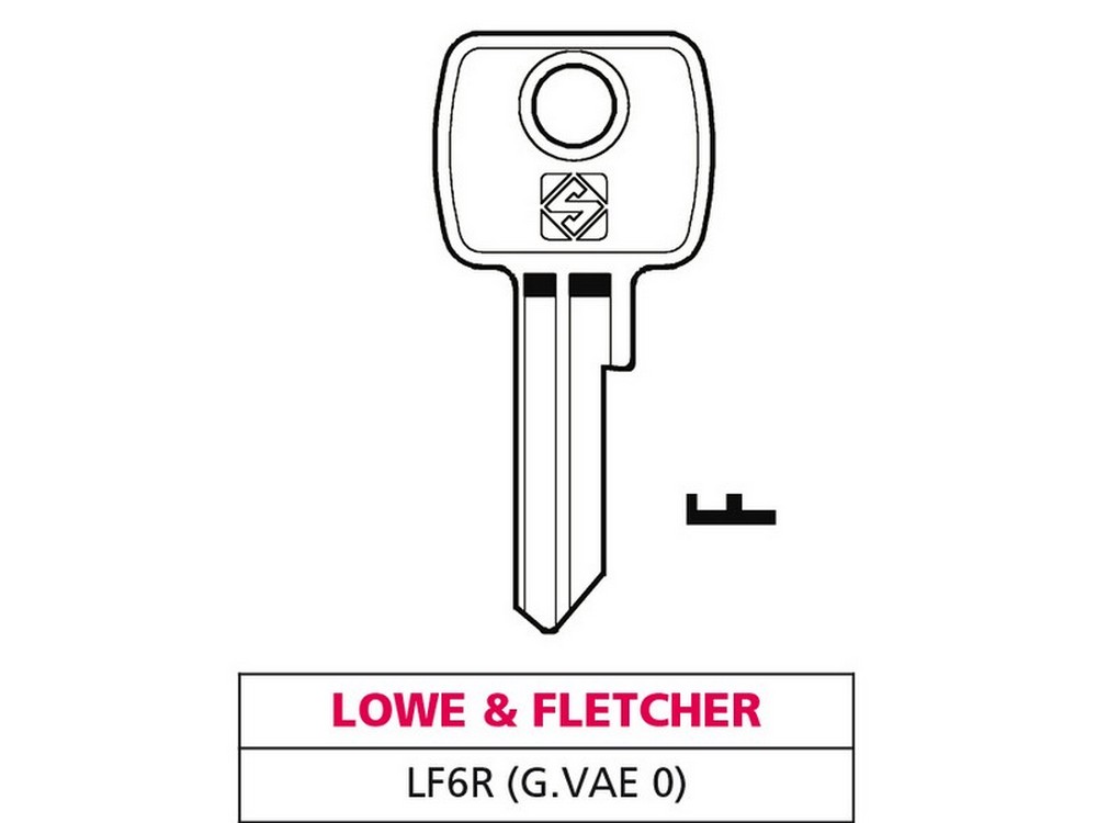 Image of 20pz chiave asc lf6r (g. vae 0) lowe &amp; fletcher cod:ferx.vit47593