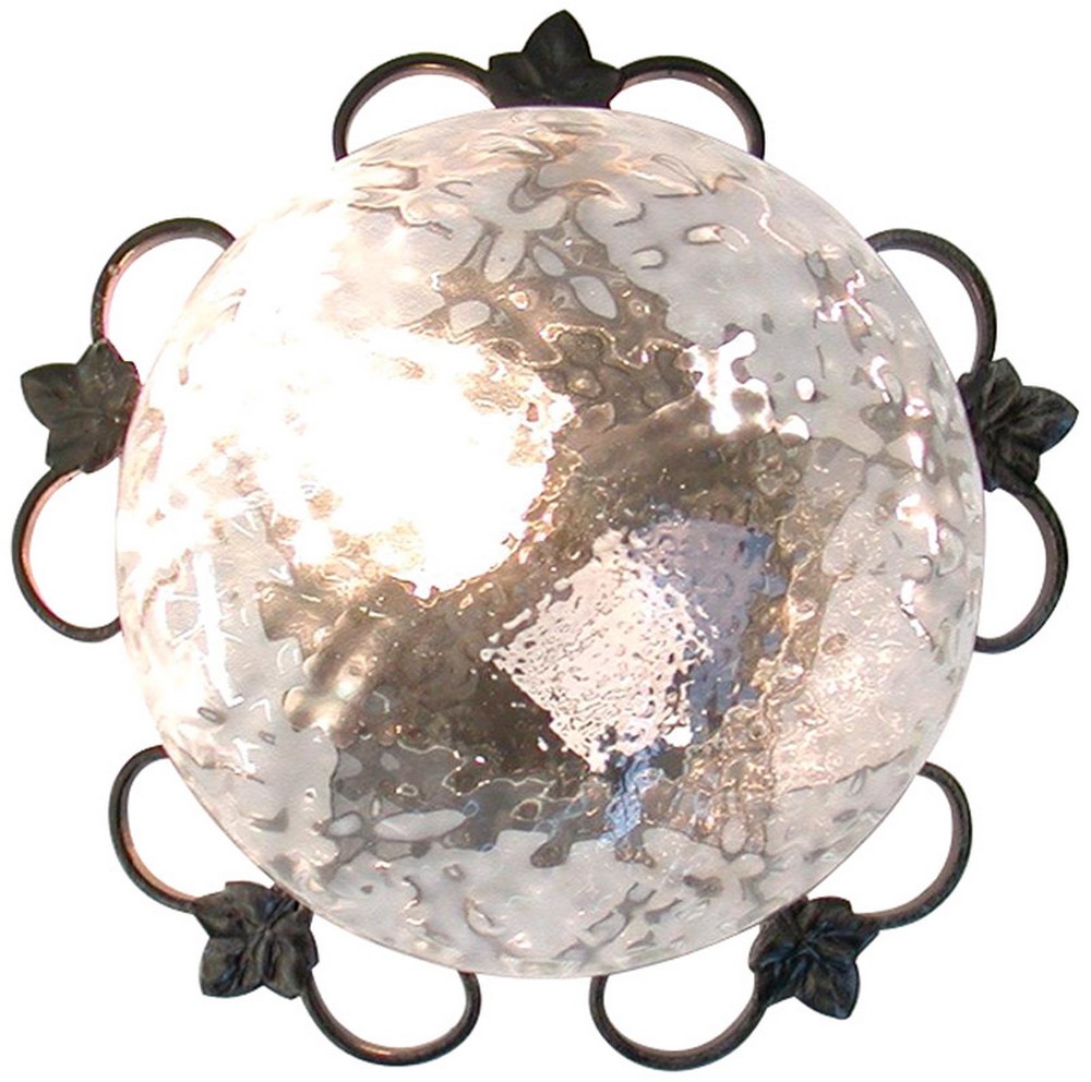 plafoniera edera ï cm.25 1x60 watt cod:ferx.vit25496