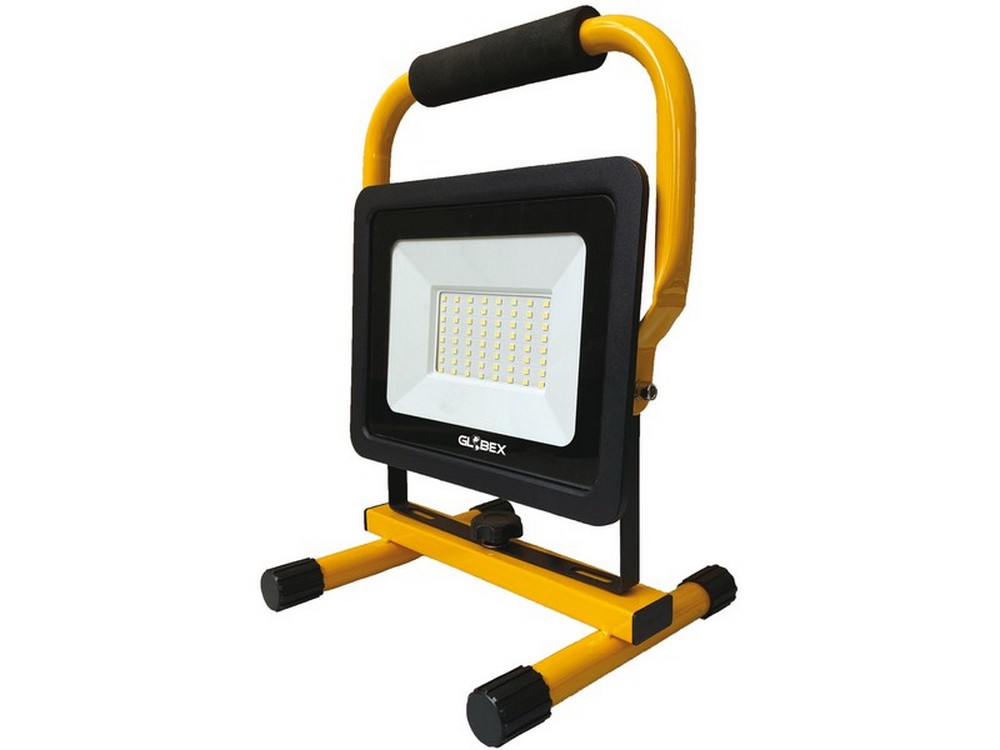 proiettore a led portatile con supporto 50w 4000k cod:ferx.vit50234