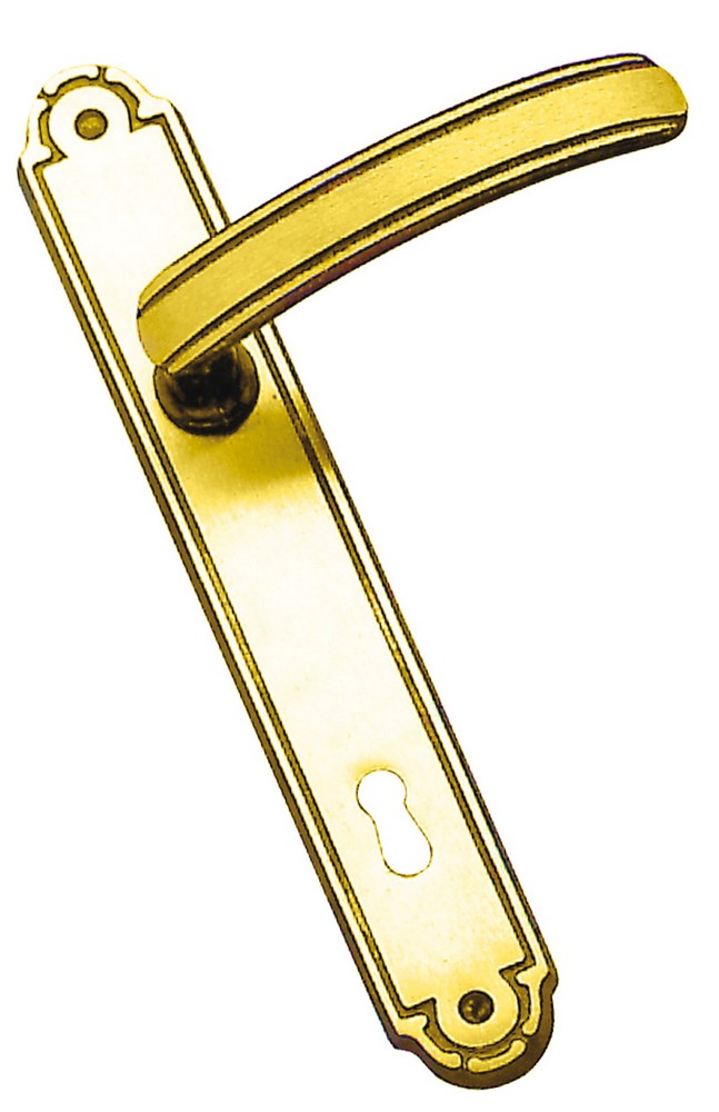 4pz maniglia maya con placca quadro 8 foro patent cod:ferx.vit5356