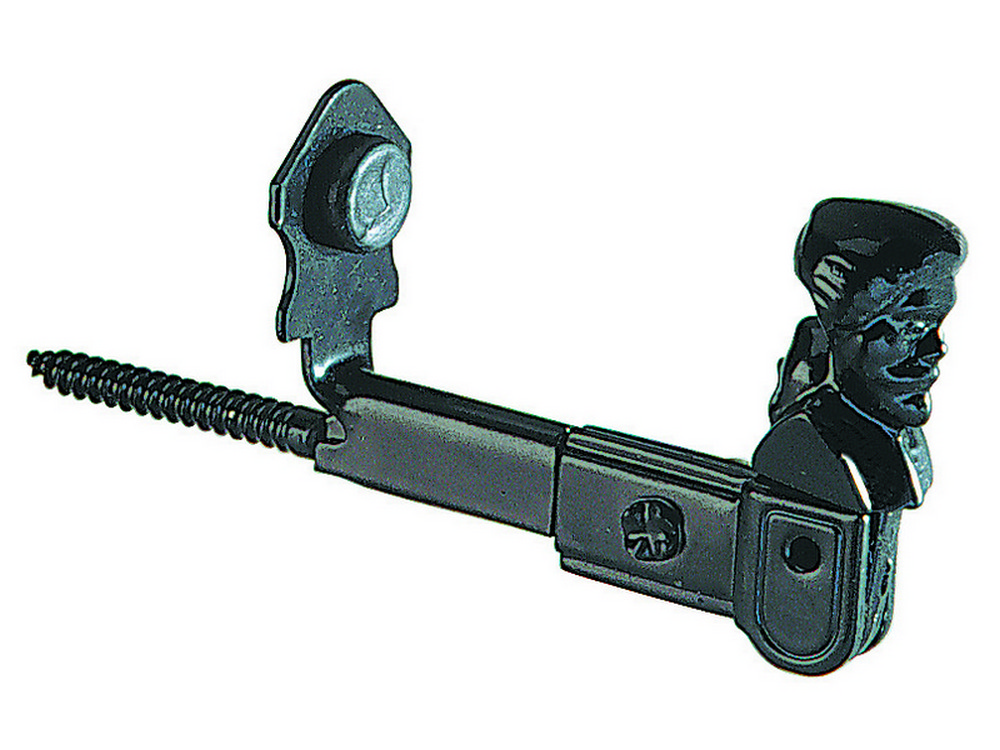 Image of 25pz fermaimposte a vite nero con fermo e tassello cod:ferx.vit4465