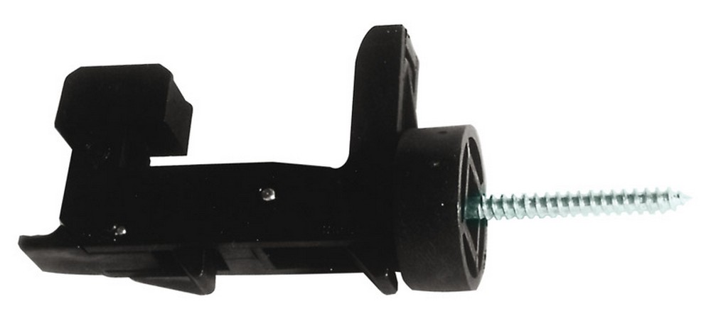 25pz fermaimposte a scatto nero vite mm.70 + tassello cod:ferx.vit10435