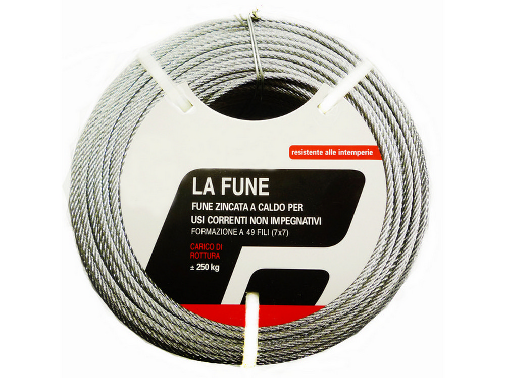 fune per arganelli ï mm. 2,4 mt. 100 cod:ferx.vit40450