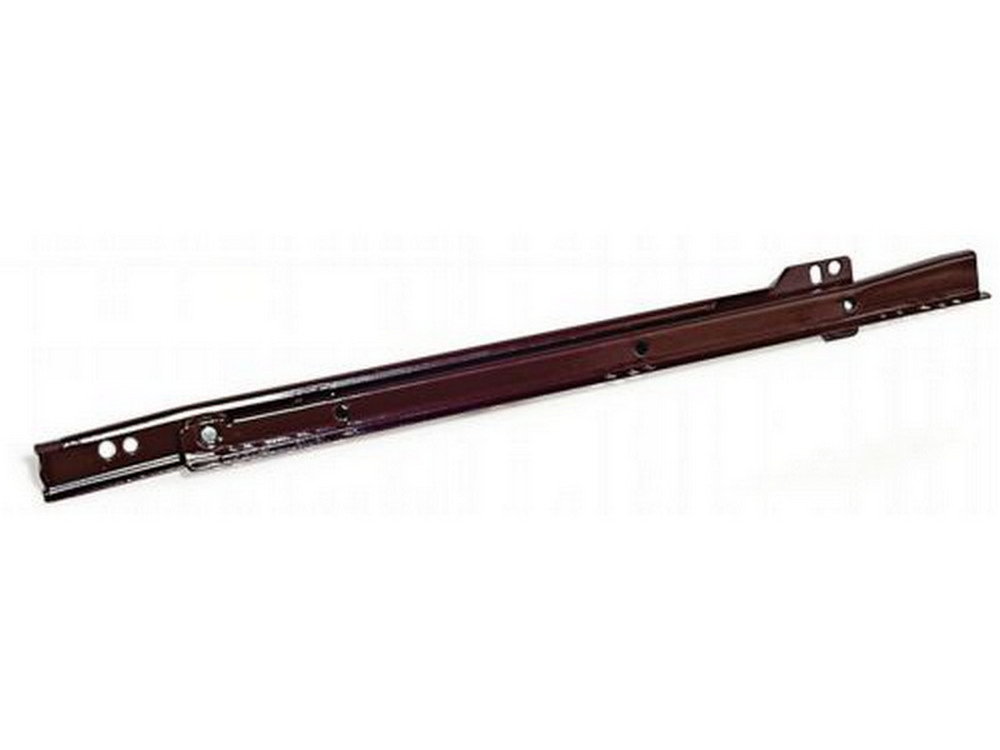 25coppie guide per cassetti con fermo col. marrone cm. 40 cod:ferx.vit18796
