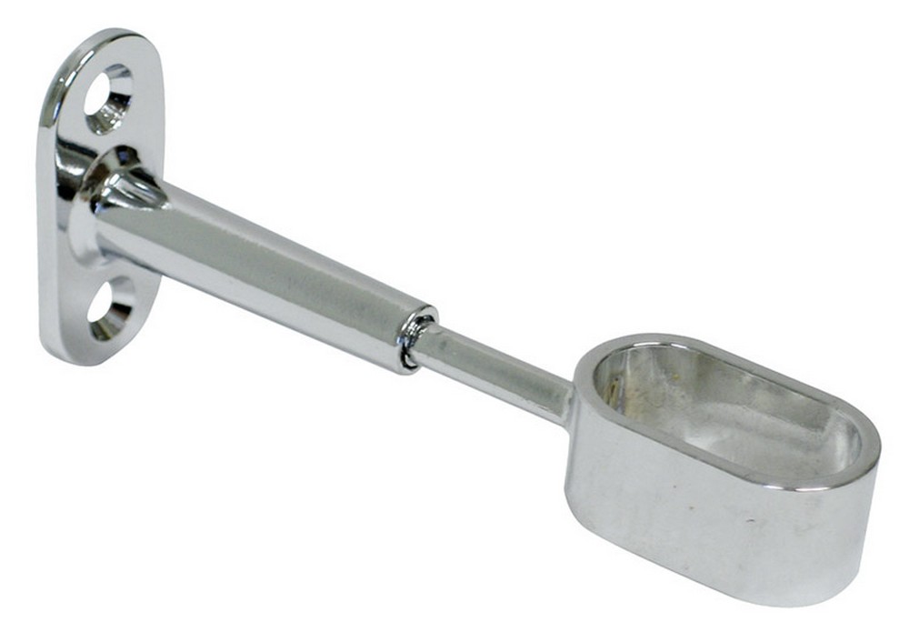 24pz reggitubo per armadi regolabile ovale cromato mm. 15x30 cod:ferx.vit19107