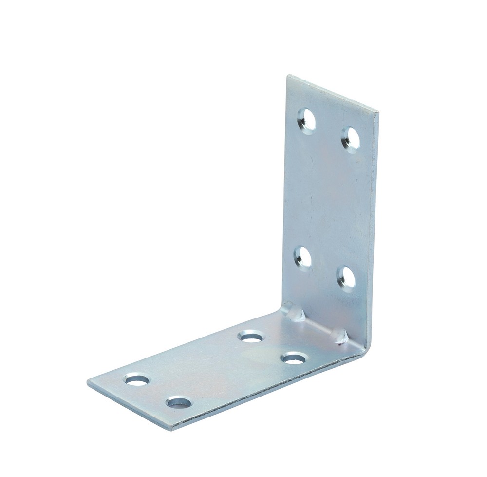 cf piastrina di giunzione acciaio zincato angolare 50 pz. mm. 80x80 cod:ferx.vit16445