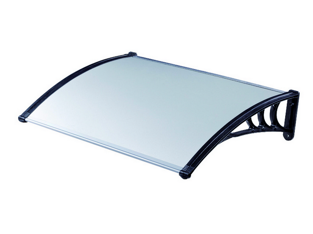 pensilina policarbonato mod. compatto trasparente cm. 80x100 cod:ferx.vit38421