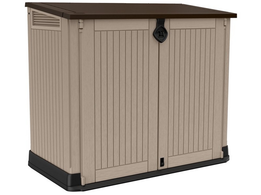 baule porta attrezzi da giardino 'store in out midi' cm. 132x71,5x113,5 h col. beige cod:ferx.vit51583
