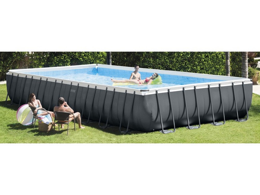 1pz piscina rettangolare ultra xtr frame con pompa a sabbia cm. 549x274x132 h cod:ferx.vit27264