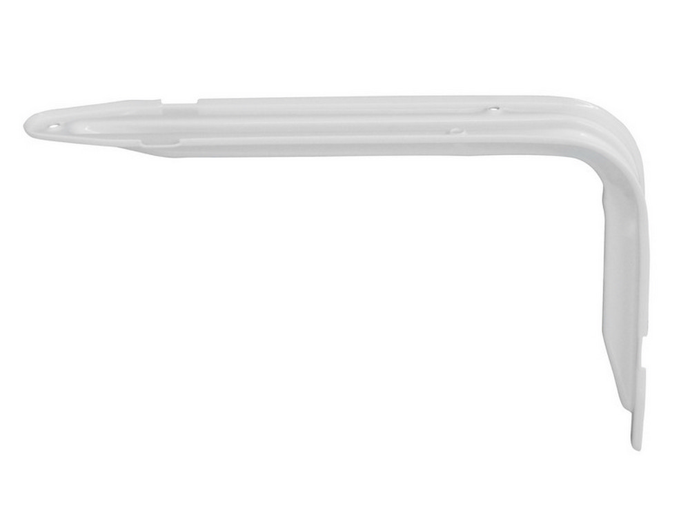 10pz mensola nervata plutone col. bianco cm. 28x18 cod:ferx.vit41476