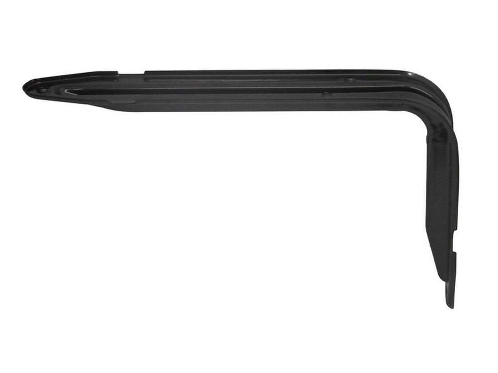 10pz mensola nervata plutone col. nero cm. 28x18 cod:ferx.vit41477
