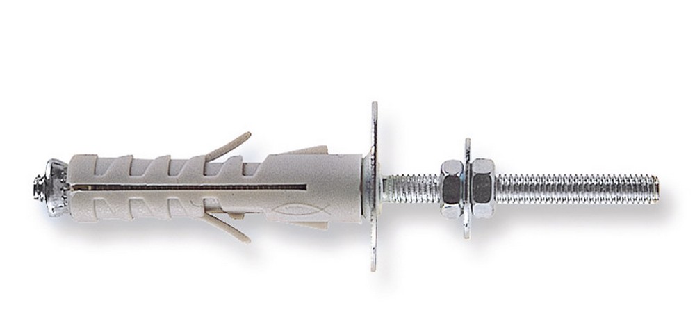 50pz tassello sb 12/5 doppia vite m5 50 pz. mm. 12x45 cod:ferx.vit529