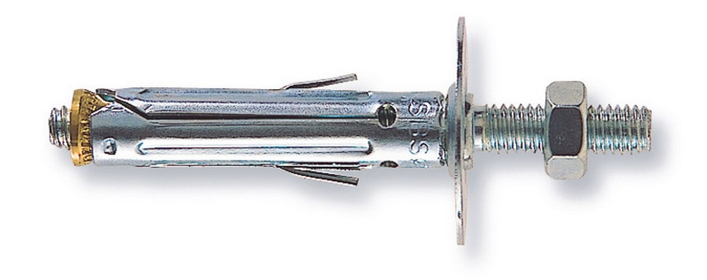 50pz tassello sbs 9/5 con doppia vite m6 50 pz. mm. 9x45 cod:ferx.vit22814