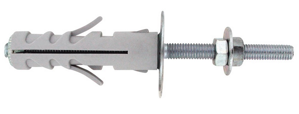 cf tassello ta doppia vite m4 100 pz. mm. 9x40 cod:ferx.vit28117